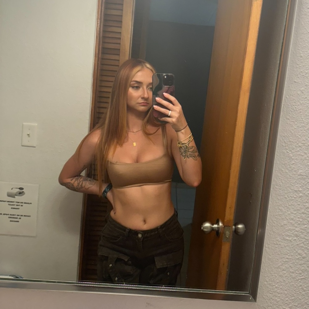 Skims satin bra in Desert Clay